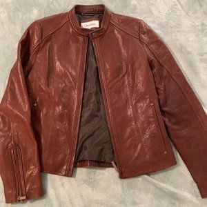 Vintage Calvin Klein leather jacket